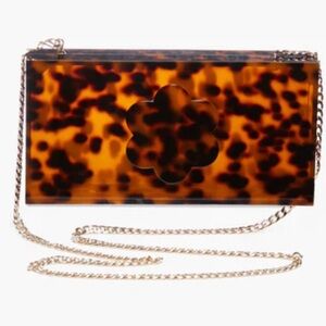 Asha Tortoise Flower Clutch